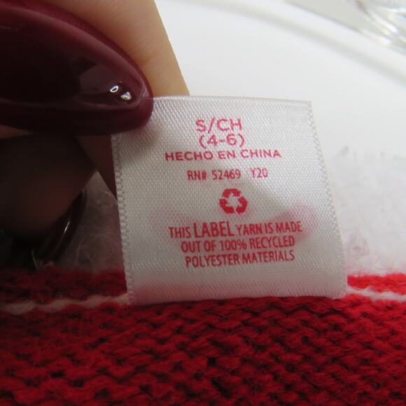 Holiday Time Red Merry Christmas Sweater Ugly Christmas Sweater Small - Picture 6 of 9